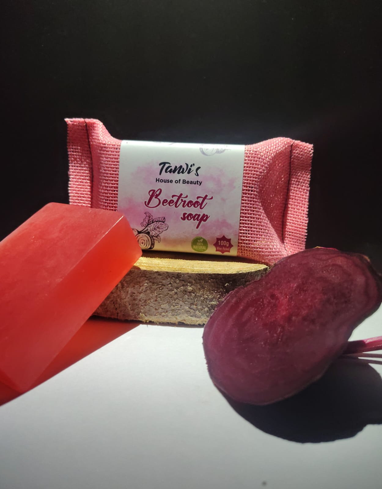Beetroot soap