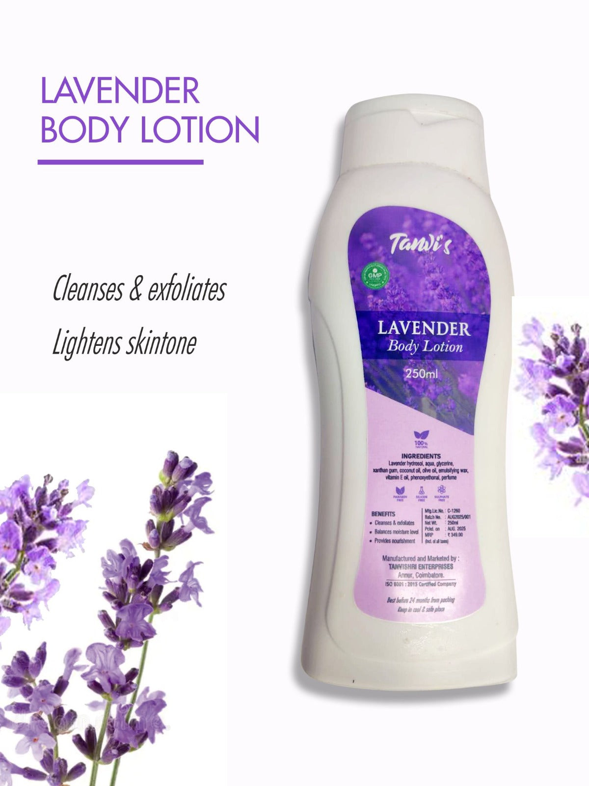 Lavender body lotion