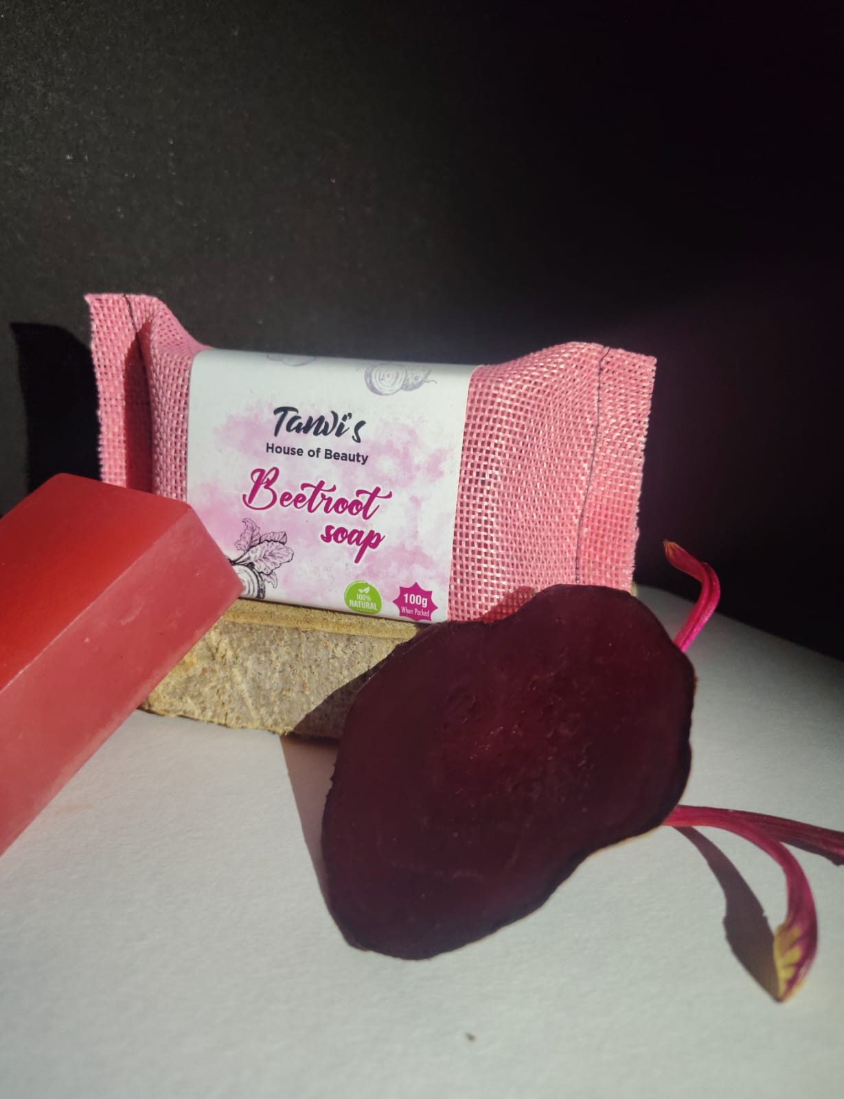Beetroot soap