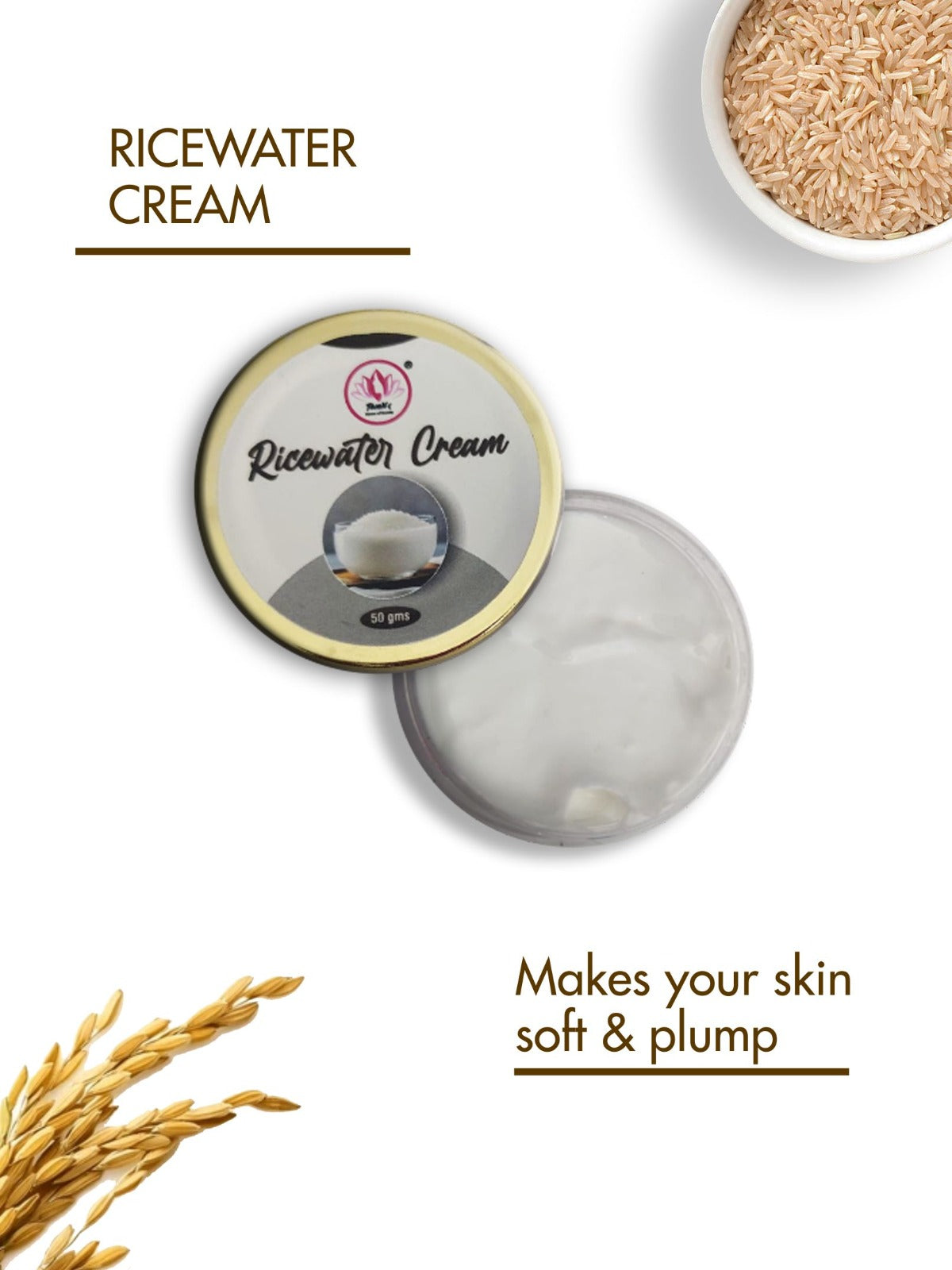 Rice water cream
