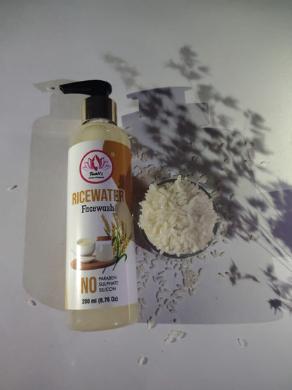 Rice water face wash
